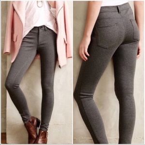 Anthropologie Pilcro Serif Ponte pant grey 29